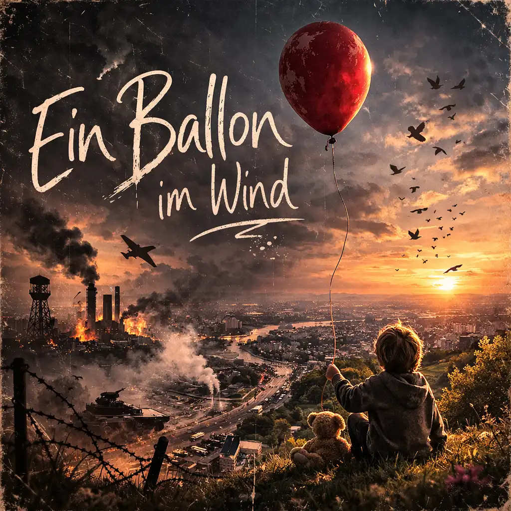 Ein Ballon im Wind